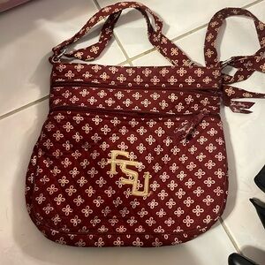 FSU seminoles Vera Bradley cross body purse